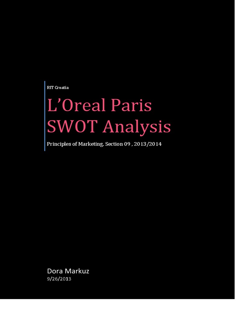 Loreal swot analysis lancome swot analysis